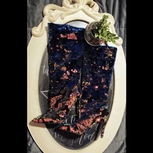 Liliana Sequin Slouchy Boots